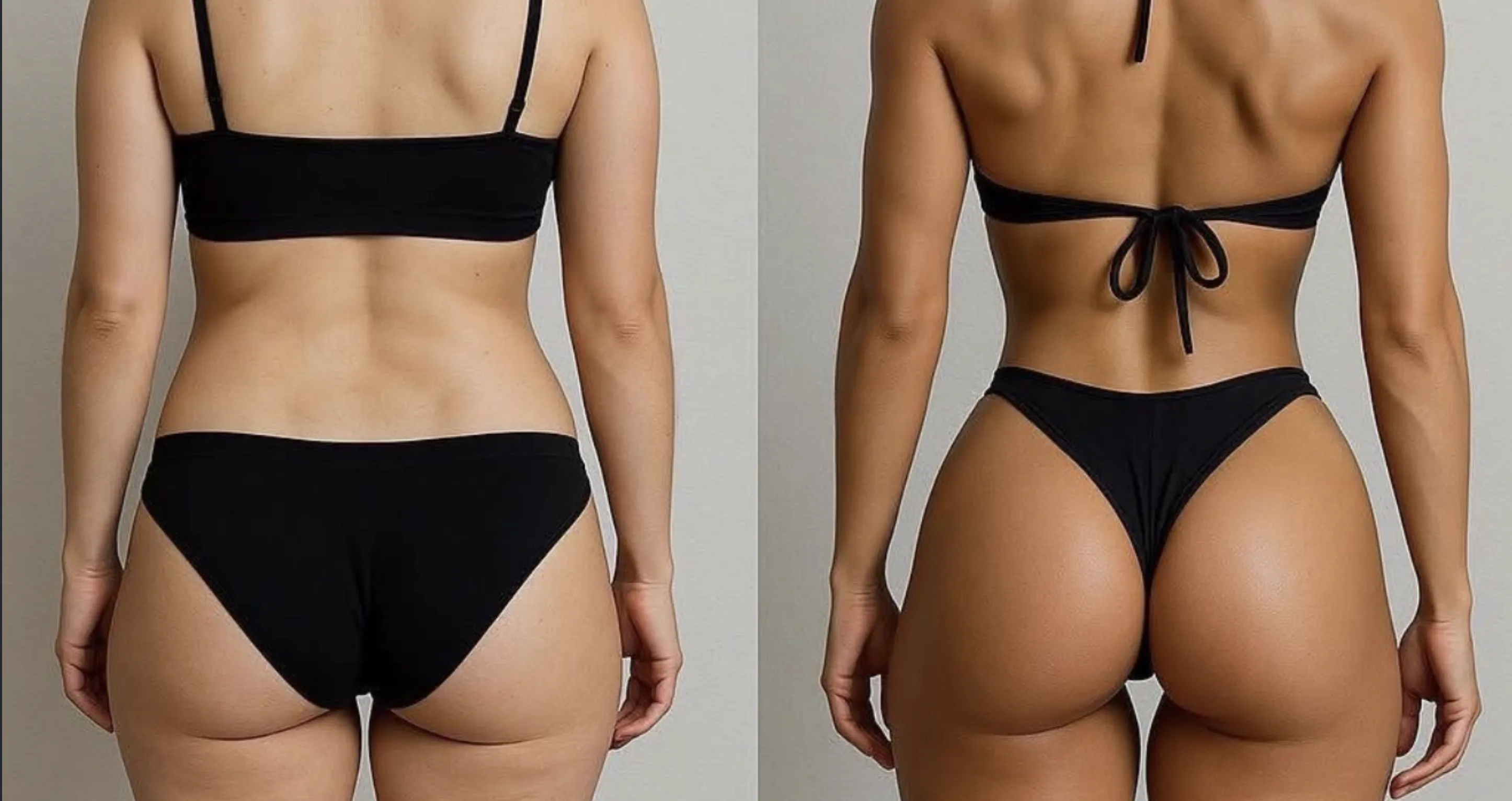 3D骨盆臀部線條設計術前術後比較骨盆寬度變化臀部凹陷完美改善四方臀矯正